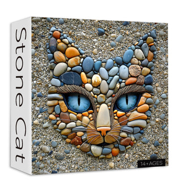Puzzle gatto in pietra puzzle 1000 pezzi